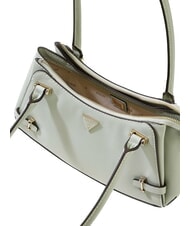 GUESS ROSALBA Borsa a spalla stampa saffiano sage - Borse Donna - 4