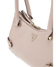 GUESS ROSALBA Borsa a spalla stampa saffiano ROSE - Borse Donna - 4