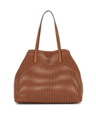 GUESS BRIGITTA Borsa shopper intrecciata con pochette COGNAC - Borse Donna - 3