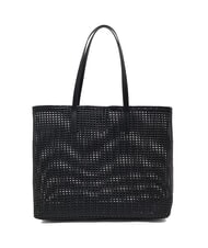 GUESS BRIGITTA Borsa shopper intrecciata con pochette NERO - Borse Donna - 5