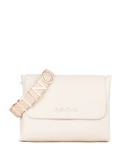 MARIO VALENTINO ALEXIA Borsa con logo metallico sulla tracolla ecru - Borse Donna - 2