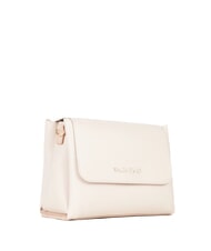 MARIO VALENTINO ALEXIA Borsa con logo metallico sulla tracolla ecru - Borse Donna - 3