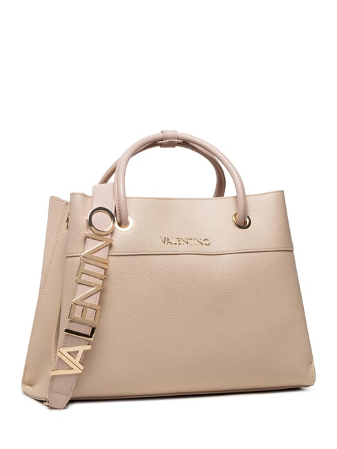 ALEXIA Borsa a mano con tracolla logata ecru - Borse Donna