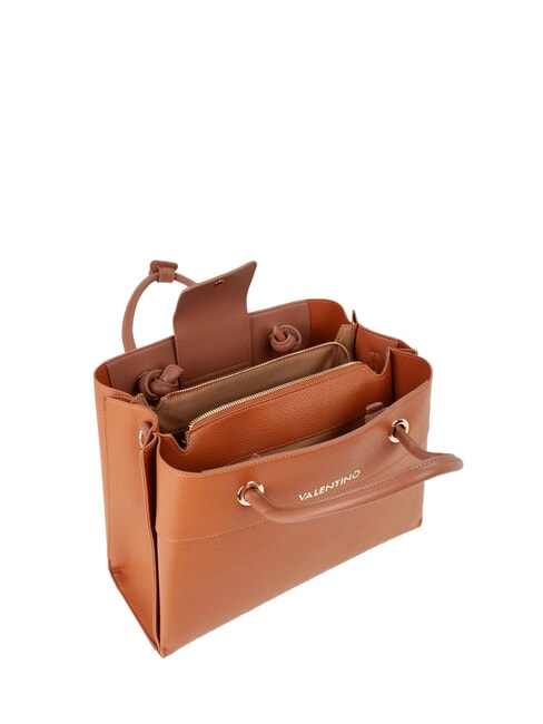 ALEXIA Borsa a mano con tracolla logata cuoio - Borse Donna