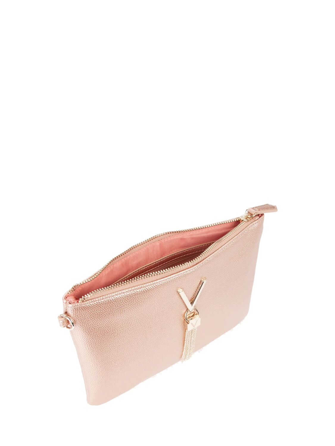 VALENTINO Arpie Pochette Oro Rosa – Borsa A Tracolla Elegante In Pelle Sintetica, 28x14x4 Cm, Con Chiusura Magnetica