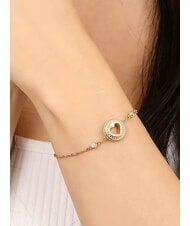 GUESS ROLLING HEARTS Bracciale con cuore yellow gold - Bracciali Donna - 2