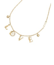 GUESS 4 LOVE Collana con charms LOVE yellow gold - Collane - 2