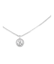 GUESS 4G CRUSH Collana con pendente logo e cristalli SILVER - Collane - 2