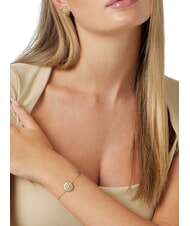 GUESS LA FLEUR Bracciale con medaglietta fiore yellow gold - Bracciali Donna - 2