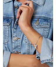 GUESS VINTAGE Bracciale con charm topolino rhodium/clear - Bracciali Donna - 2