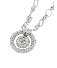 GUESS KNOT YOU Collana con cerchi concentrici SILVER - Collane - 3