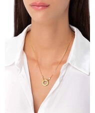 GUESS JUST Collana con cerchio logato yellow gold - Collane - 2