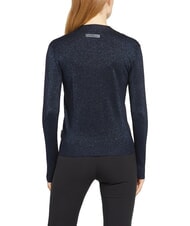 JOHN RICHMOND PEACEFUL Cardigan lurex con bottoni blue navy - Maglie Donna - 2