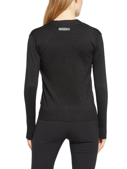 PEACEFUL Cardigan lurex con bottoni black - Maglie Donna