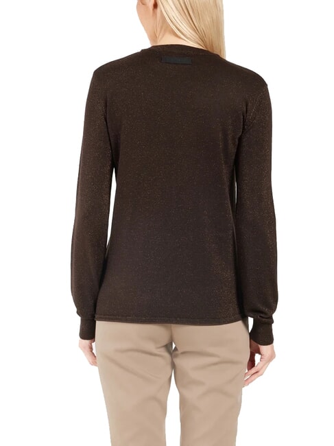 PARANA Maglia girocollo in lurex moro - Maglie Donna