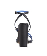 TOMMY HILFIGER TH LEATHER BLOCK Sandali alti in pelle cinturino caviglia black - Scarpe Donna - 5