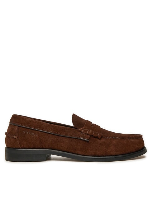 CLASSIC HILFIGER Mocassini in pelle suede brown - Scarpe Uomo