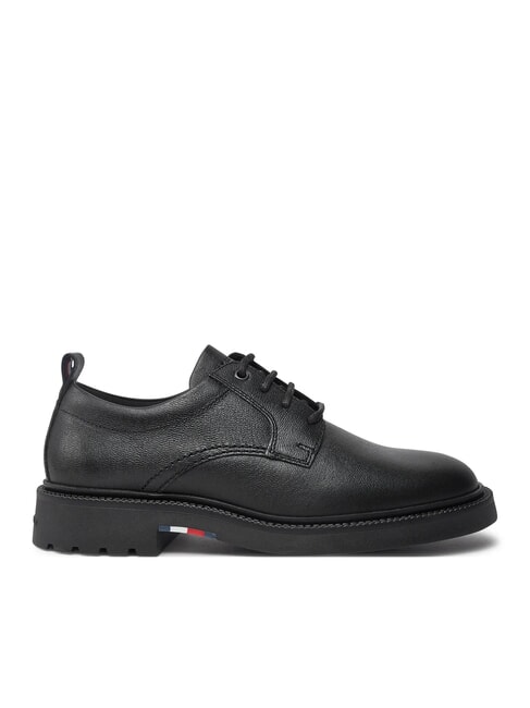 HILFIGER COMFORT Scarpa modello derby stringata in pelle black - Scarpe Uomo