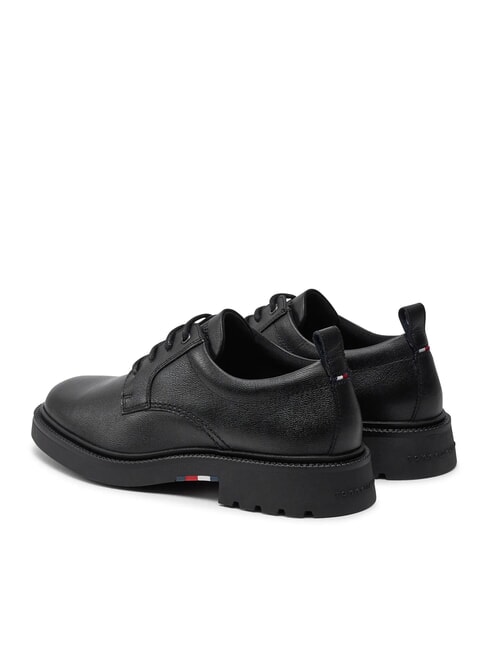 HILFIGER COMFORT Scarpa modello derby stringata in pelle black - Scarpe Uomo