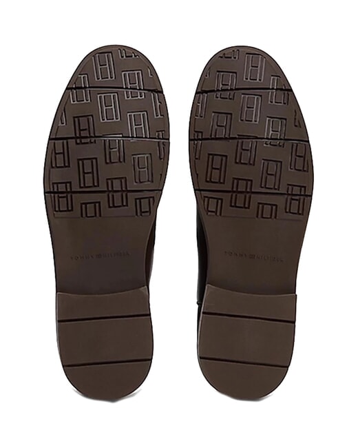 FLEXIBLE HILFIGER Stivaletti uomo in pelle brown - Scarpe Uomo