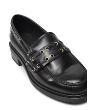 TOMMY HILFIGER CHUNKY NAUTICAL EYELETS  Mocassini in pelle black - Scarpe Donna - 3
