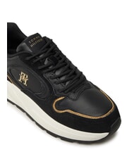 TOMMY HILFIGER CHUNKY FASHION Sneakers in pelle black - Scarpe Donna - 3