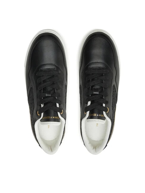 PLATFORM MONOGRAM Sneakers alte in pelle black - Scarpe Donna