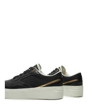 TOMMY HILFIGER PLATFORM MONOGRAM Sneakers alte in pelle black - Scarpe Donna - 4
