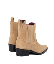 TOMMY HILFIGER TH SUEDE COWBOY Stivaletti texani in pelle scamosciata khaki - Scarpe Donna - 4