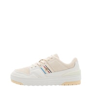 TOMMY HILFIGER SUEDE STRIPES BASKET Sneakers in pelle suede - Scarpe Donna