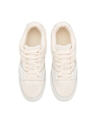 TOMMY HILFIGER SUEDE STRIPES BASKET Sneakers in pelle suede beige - Scarpe Donna - 3