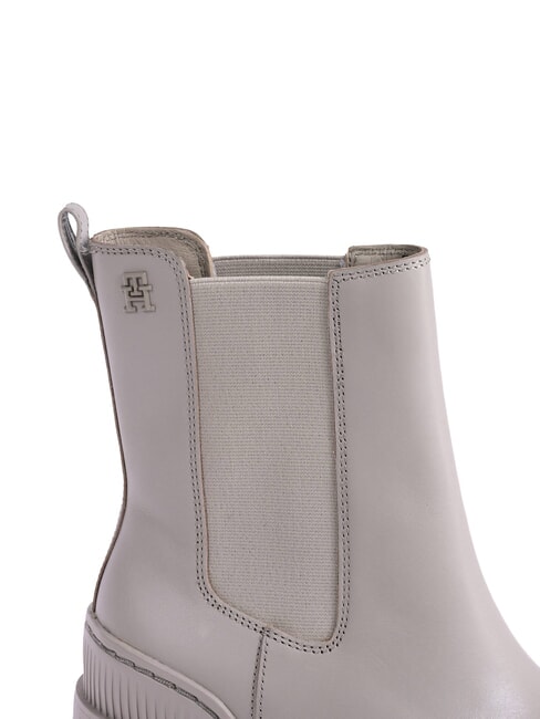 TH Stivaletti in pelle con tacco medio grey - Scarpe Donna