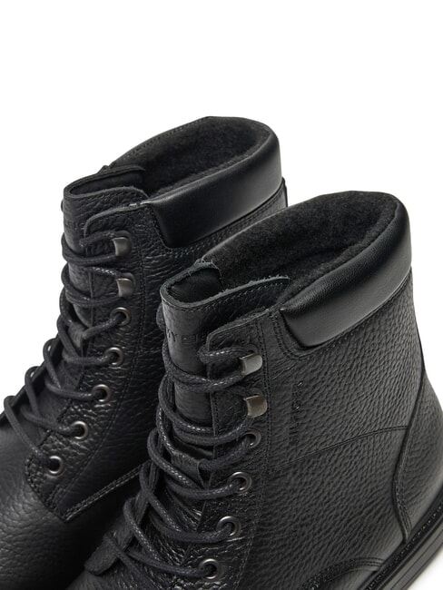 HILFIGER OUTDOOR Stivaletti in pelle con collo imbottito black - Scarpe Uomo