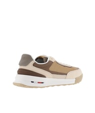 TOMMY HILFIGER RETRO RUNNER Sneakers in pelle e tessuto beige - Scarpe Uomo - 5