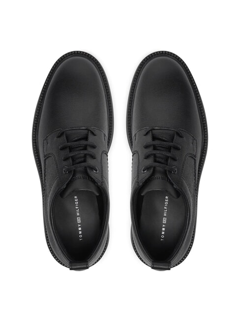 HILFIGER COMFORT Scarpa modello derby stringata in pelle black - Scarpe Uomo
