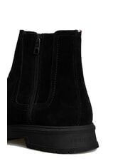 TOMMY HILFIGER HILFIGER SUEDE Stivaletti in pelle scamosciata con zip black - Scarpe Uomo - 5