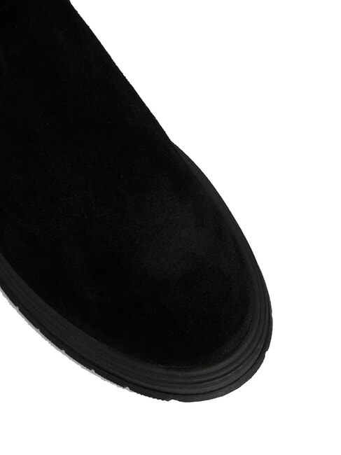 HILFIGER SUEDE Stivaletti in pelle scamosciata con zip black - Scarpe Uomo