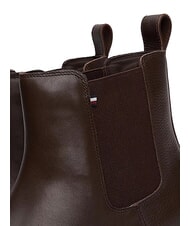 TOMMY HILFIGER FLEXIBLE HILFIGER Stivaletti uomo in pelle brown - Scarpe Uomo - 5