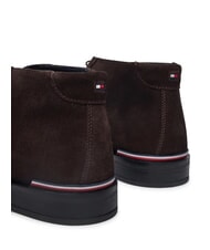 TOMMY HILFIGER CORE RWB HILFIGER Scarpe polacchine in pelle scamosciata brown - Scarpe Uomo - 4