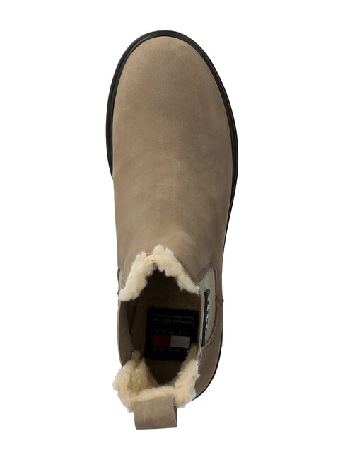 TH JEANS Stivaletti in pelle nabuck khaki - Scarpe Donna