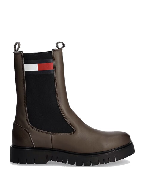 TH JEANS Stivaletti in pelle brown - Scarpe Donna