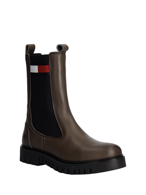 TH JEANS Stivaletti in pelle brown - Scarpe Donna