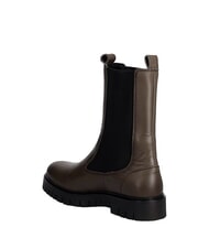 TOMMY HILFIGER TH JEANS Stivaletti in pelle brown - Scarpe Donna - 4