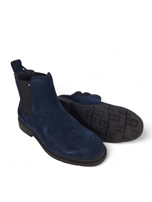 FLEXIBLE HILFIGER Stivaletti in pelle scamosciata blue - Scarpe Uomo