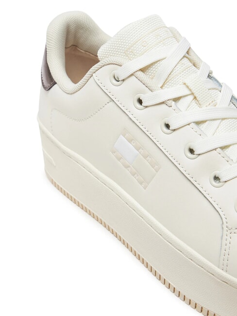 TOMMY JEANS Flatform Sneakers alte ecru - Scarpe Donna