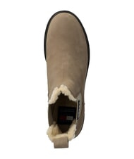 TOMMY HILFIGER TH JEANS Stivaletti in pelle nabuck khaki - Scarpe Donna - 4