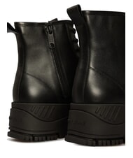 TOMMY HILFIGER TH JEANS Stivaletti platform in pelle con zip black - Scarpe Donna - 5