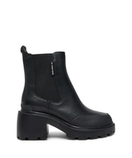 TOMMY HILFIGER TH JEANS Stivaletti in pelle con tacco medio black - Scarpe Donna - 2