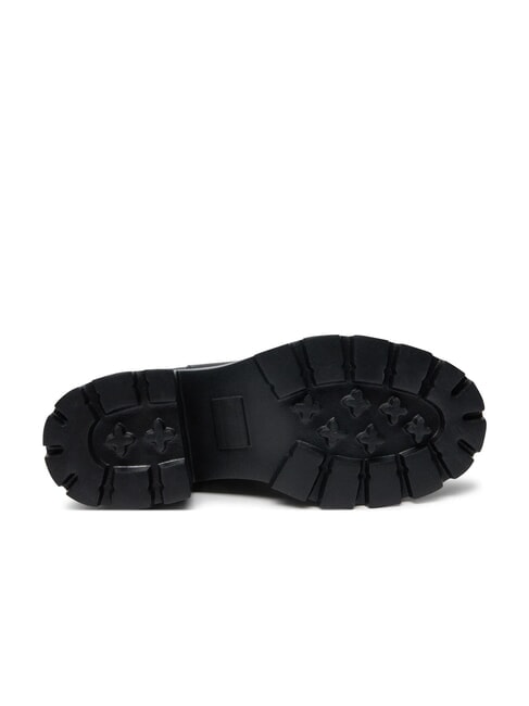 TH JEANS Stivaletti in pelle con tacco medio black - Scarpe Donna