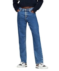 TOMMY HILFIGER TOMMY JEANS Sneakers in pelle bianco/argento - Scarpe Donna - 6